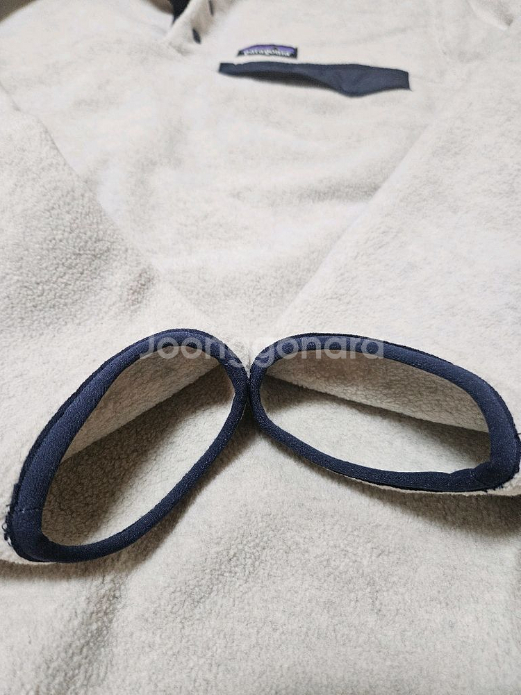 파타고니아 신칠라 25551 라이트웨이트 오트밀 헤더 플리스 후리스--1