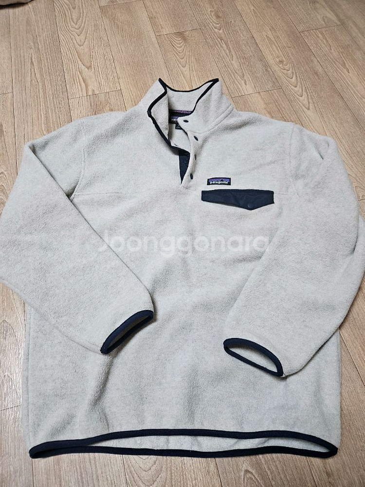 파타고니아 신칠라 25551 라이트웨이트 오트밀 헤더 플리스 후리스--2