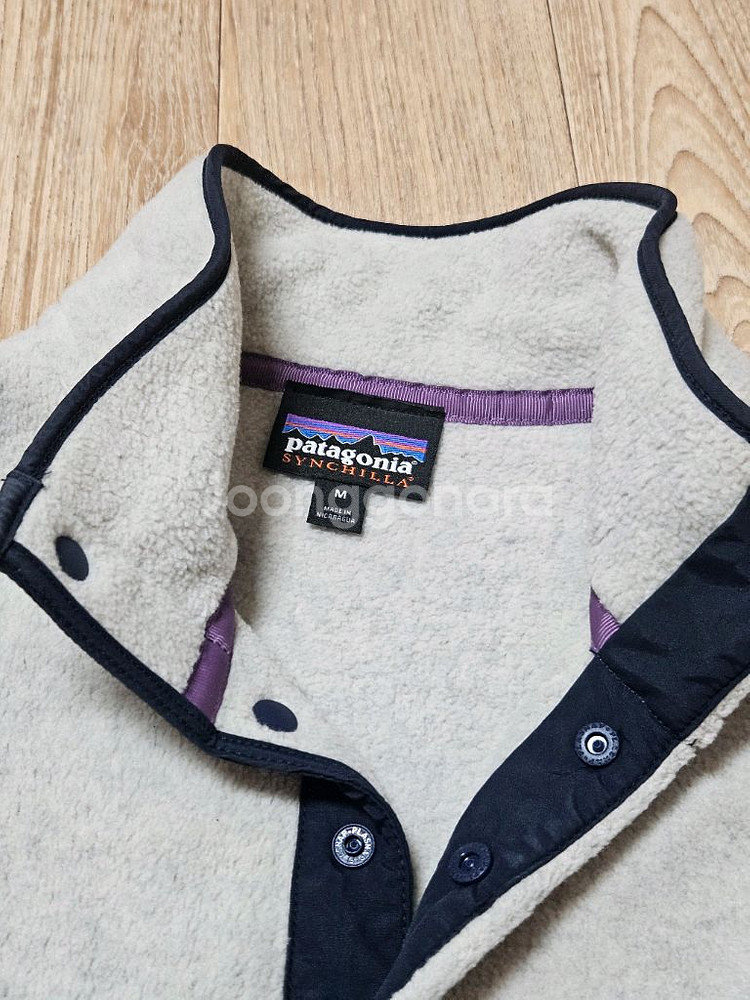 파타고니아 신칠라 25551 라이트웨이트 오트밀 헤더 플리스 후리스--6