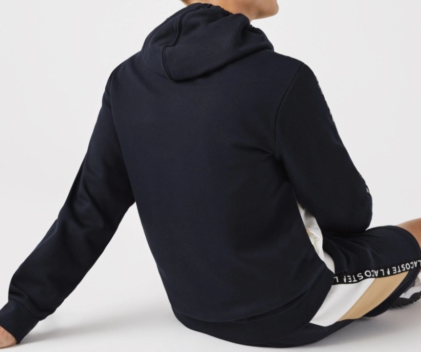 라코스테 컬러블럭 기모후드집업 XS~XL 이미지
