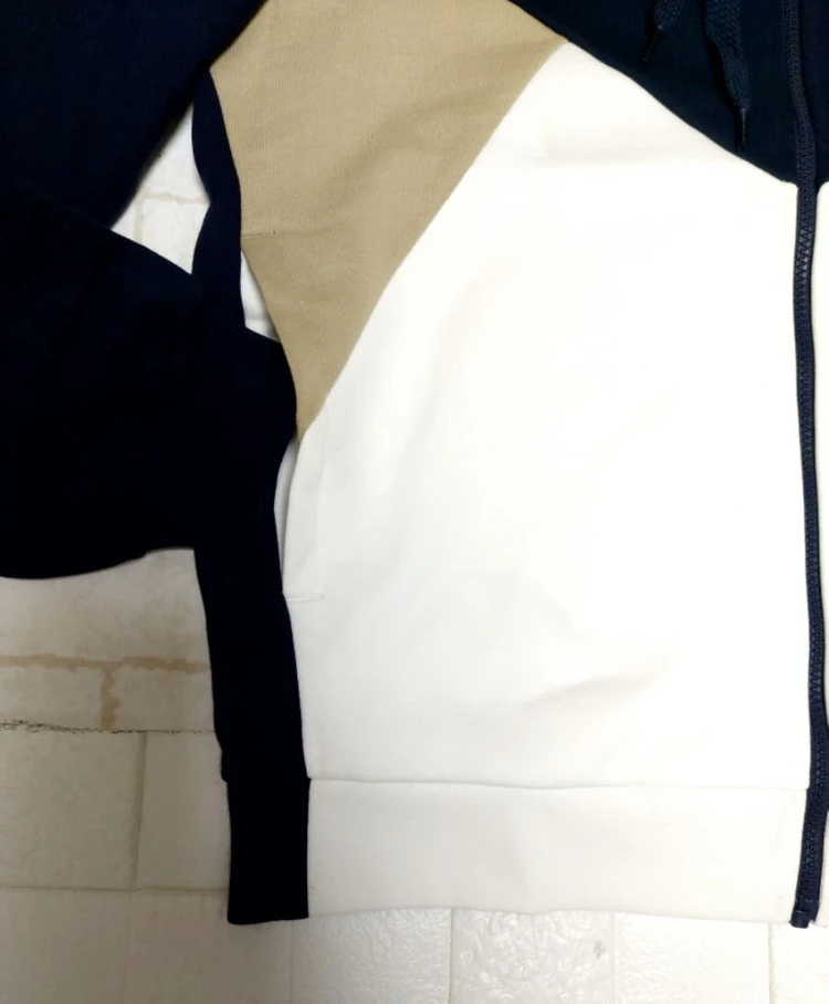 라코스테 컬러블럭 기모후드집업 XS~XL 이미지
