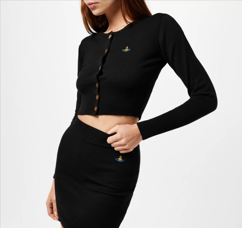 비비안웨스트우드 크롭가디건 s사이즈 이미지