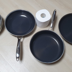 쿡셀 세라믹 블랙에디션 프라이팬 소테팬 찜기 팔게요