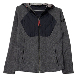 블랙야크 그레이 기능성 후드 집업 95