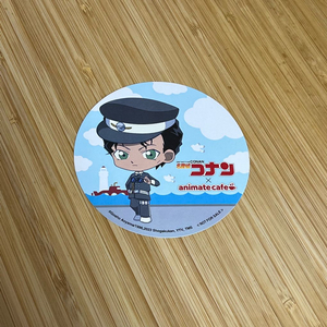 명탐정 코난 X animate cafe 콜라보 컵홀더 코스터 슈이치 이미지