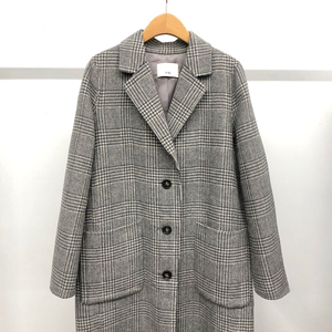 JJ지고트 울 핸드메이드 체크 코트 66