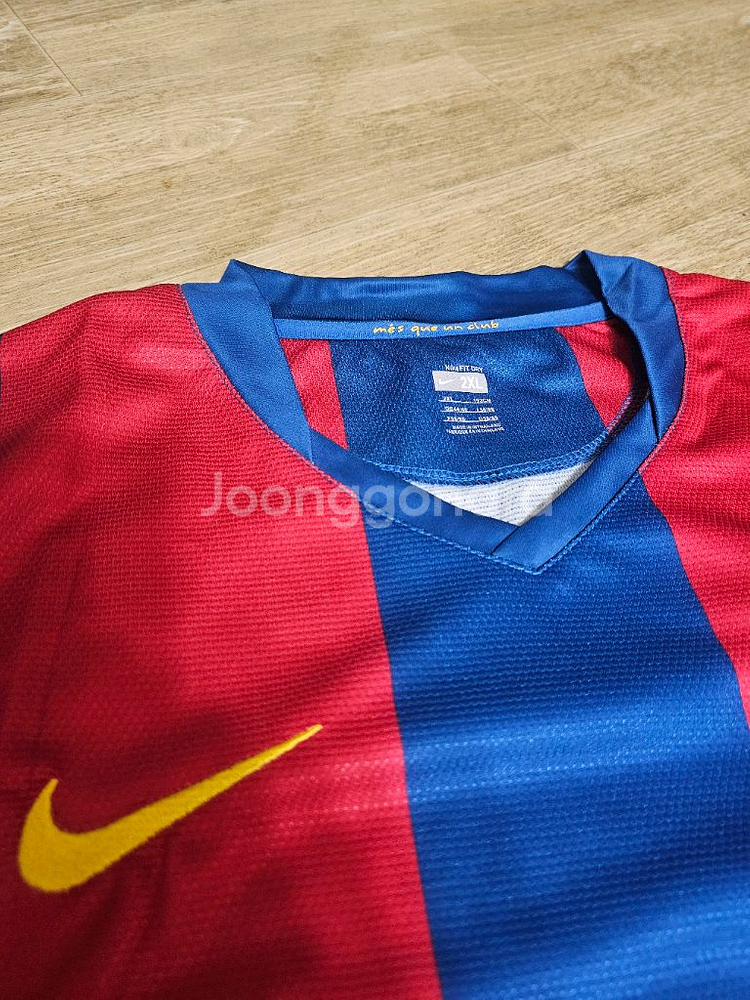 바르셀로나 호나우지뉴 호나우딩요 마킹 올드 유니폼--3
