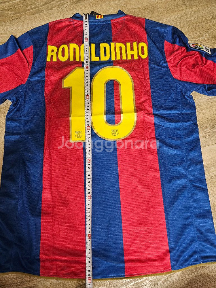 바르셀로나 호나우지뉴 호나우딩요 마킹 올드 유니폼--7