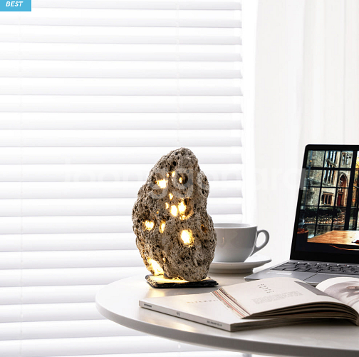 돌멘스튜디오 천연석 LED 무드등 미개봉 새상품 판매합니다.--1