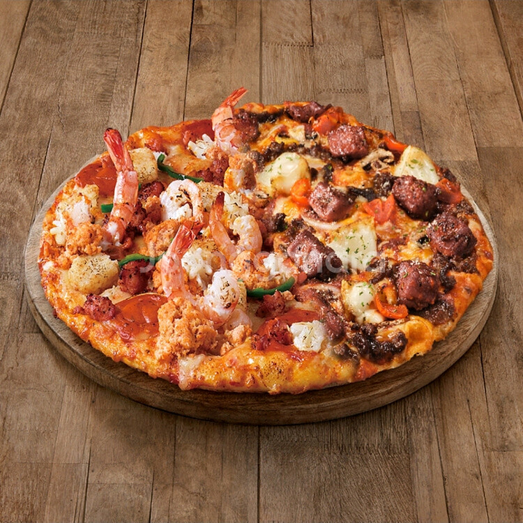 도미노피자 (포테이토피자 리얼불고기 블랙타이거슈림프 베스트콰트로 와일드웨스트 손흥민피자 우리고구마피자 슈퍼슈프림피자--0