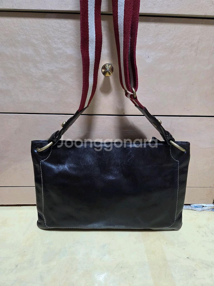 발리 정품 삼선 오리지널 메신저백 레더--0