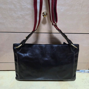 발리 정품 삼선 오리지널 메신저백 레더