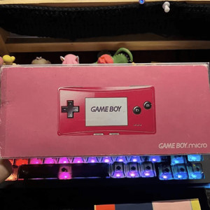 닌텐도 정품 유럽한정판 미크로 핑크 게임보이 미크로 gbm 이미지