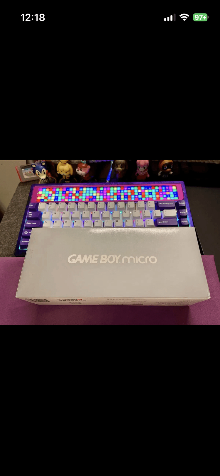 닌텐도 정품 게임보이 미크로 gbm 대원정발 실버 박스셋 이미지