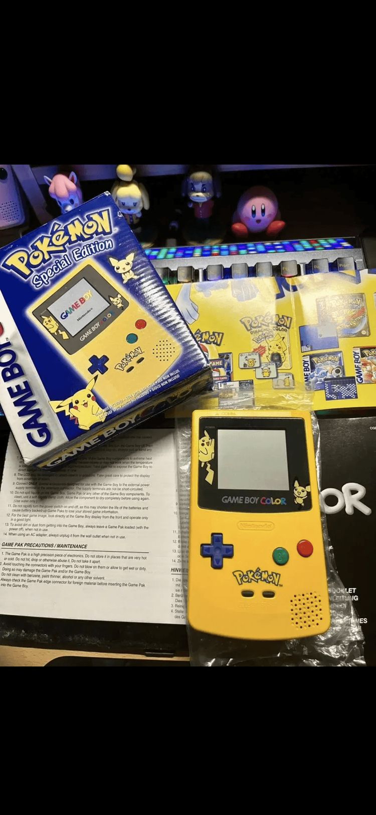 닌텐도 정품 한정판 게임보이컬러 스페셜에디션 gbc gba gbm 이미지