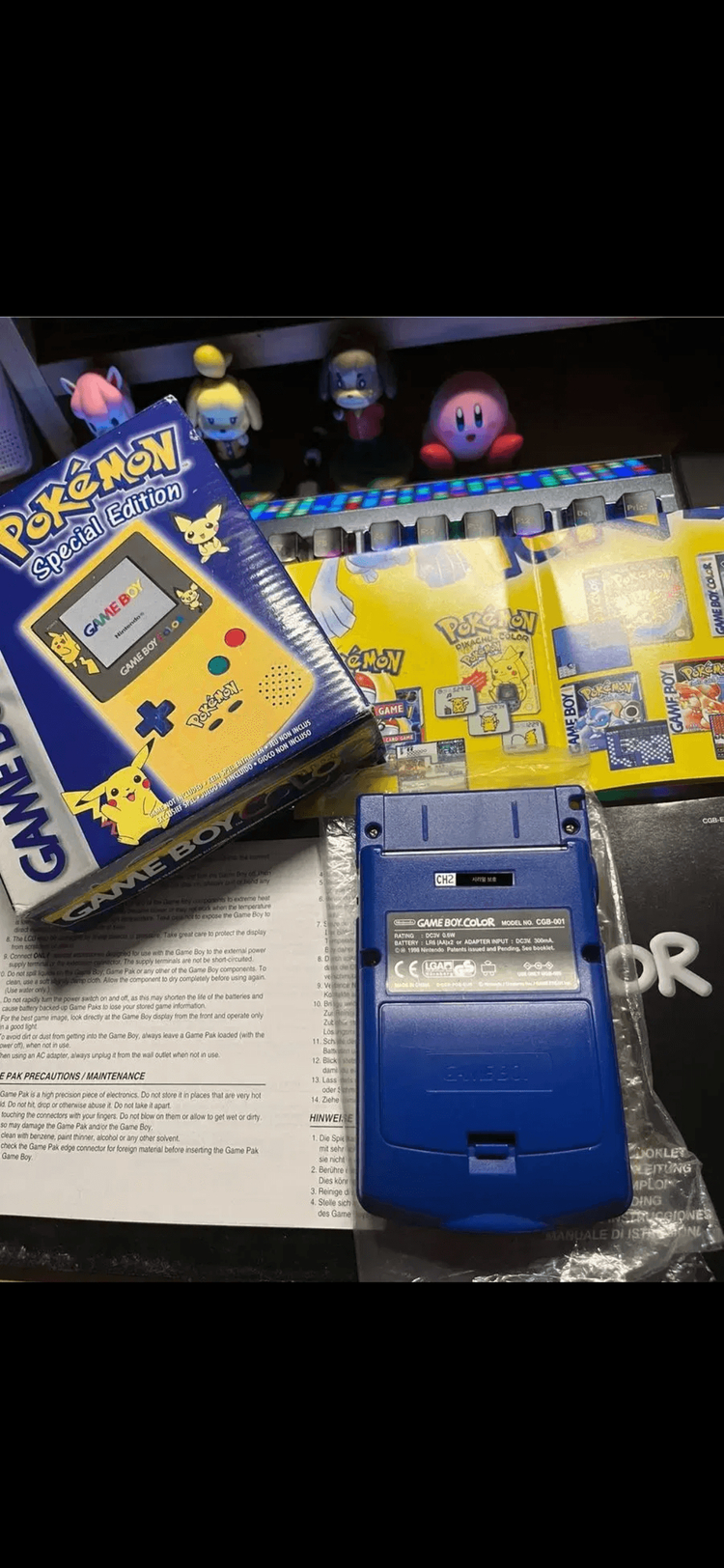 닌텐도 정품 한정판 게임보이컬러 스페셜에디션 gbc gba gbm 이미지