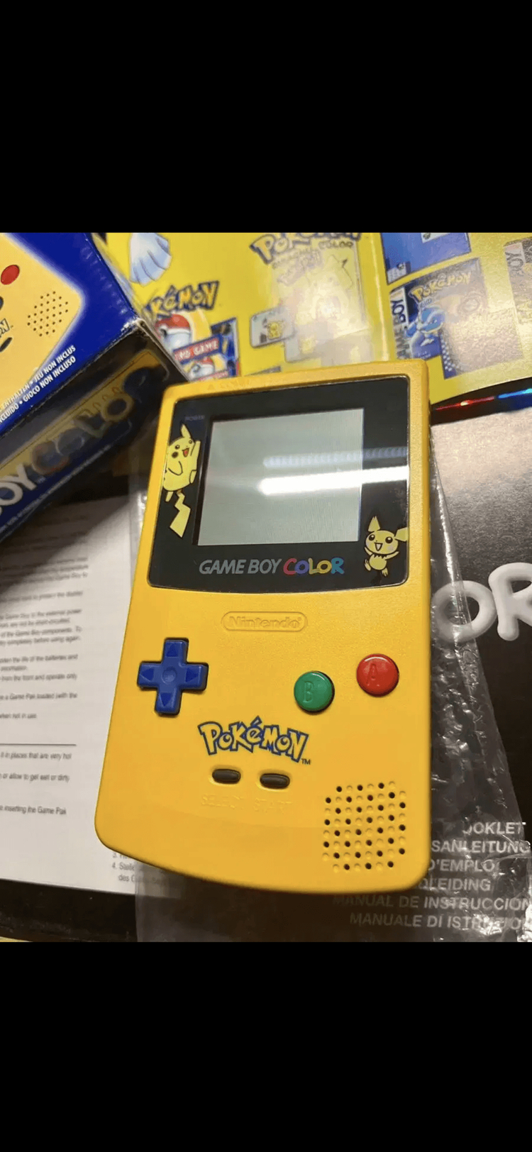 닌텐도 정품 한정판 게임보이컬러 스페셜에디션 gbc gba gbm 이미지