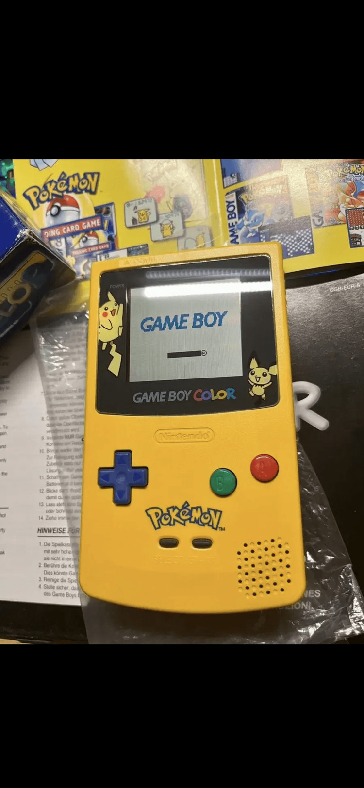 닌텐도 정품 한정판 게임보이컬러 스페셜에디션 gbc gba gbm 이미지