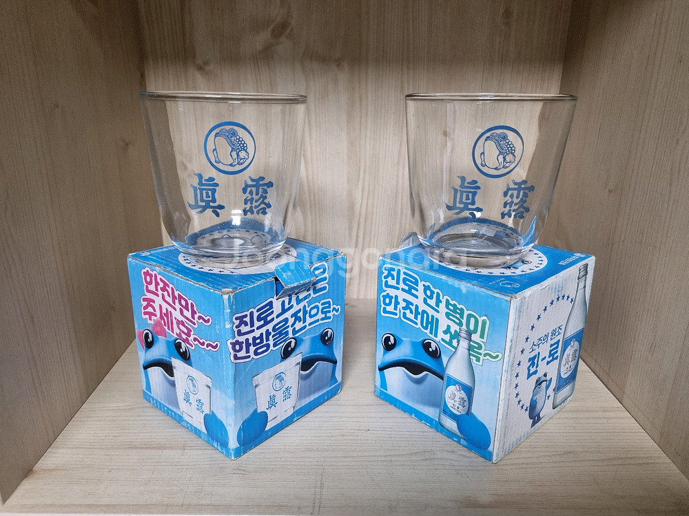 진로 한방울잔 참이슬 처음처럼 소주잔 클로버잔--0