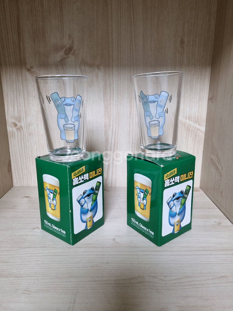 진로 한방울잔 참이슬 처음처럼 소주잔 클로버잔--6