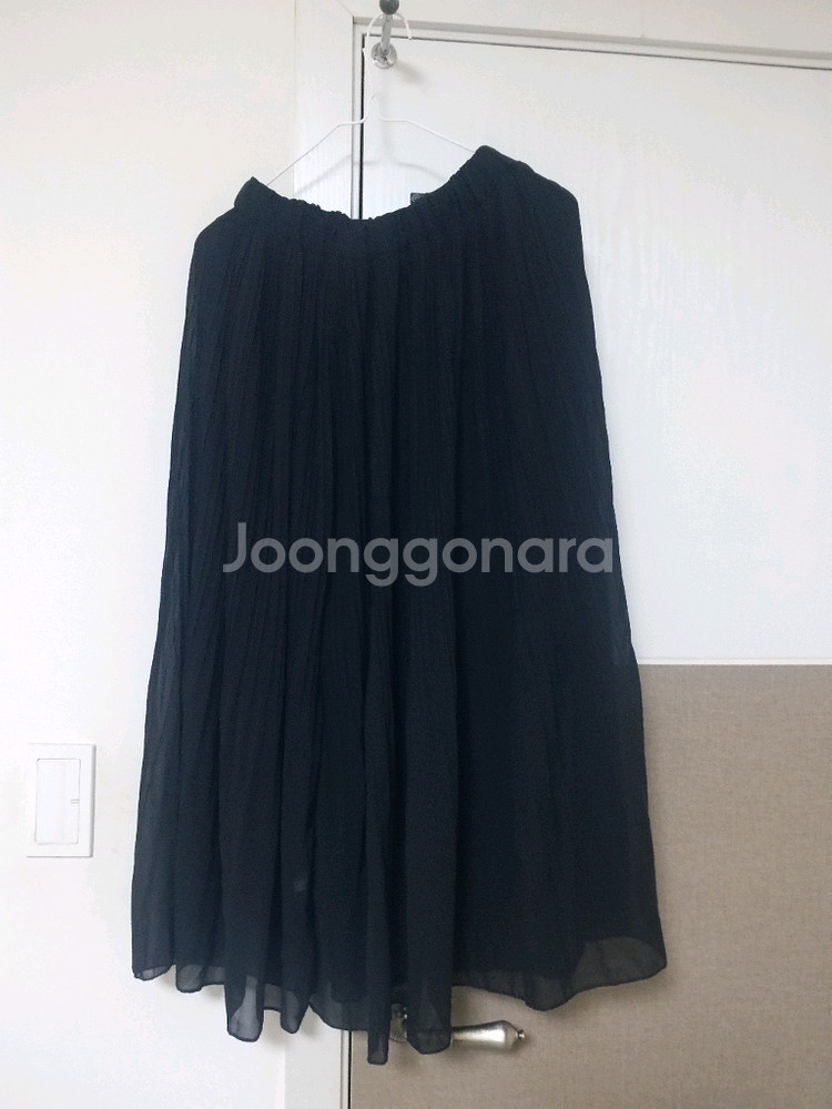 밴딩 블랙 롱치마--1