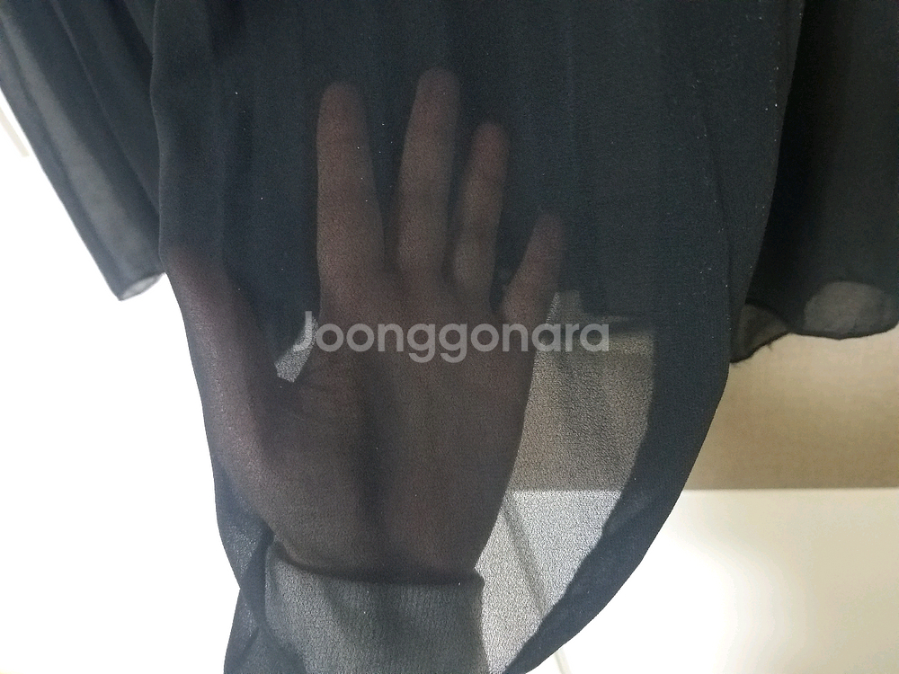 밴딩 블랙 롱치마--2