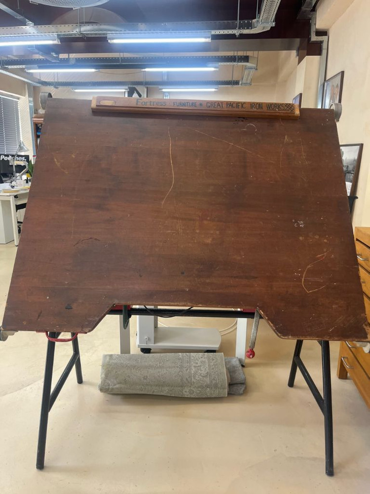 빈티지 영국 대형 제도판--1