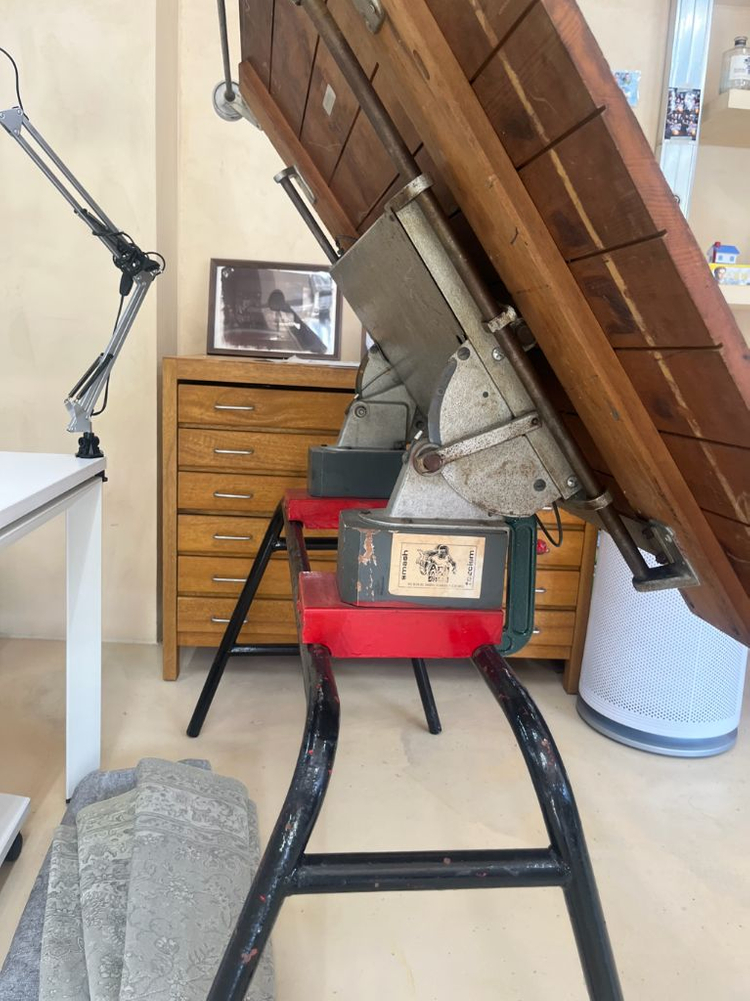 빈티지 영국 대형 제도판--2