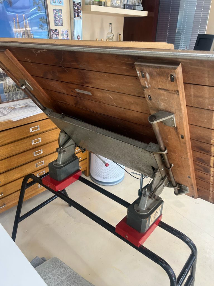 빈티지 영국 대형 제도판--5