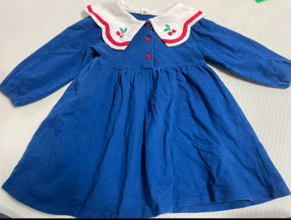 여아 원피스 2벌 일괄 100사이즈--3