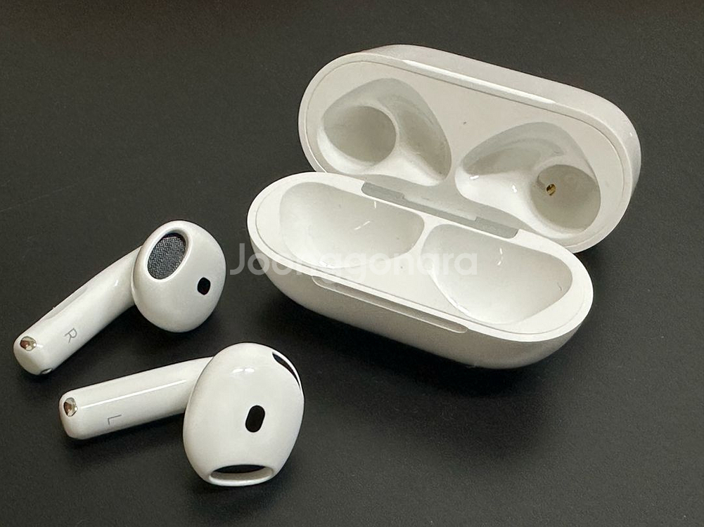 에어팟 4 액티브 노이즈 캔슬링 블루투스 이어폰--0
