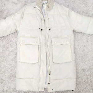 아이보리 롱 패딩