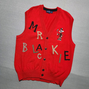 빈티지 울니트 조끼 베스트