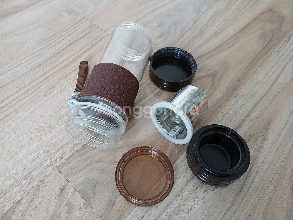 (새것) 티포트 텀블러--1