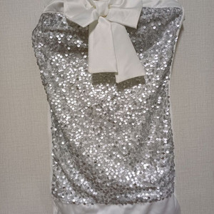 연말파티를위한 시퀸스 튜브탑미니드레스 44-55