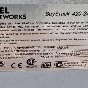 Nortel Networks BayStack 420-24T Switch