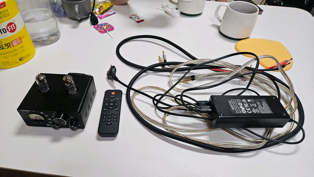 Aiyima T9 진공관 앰프 + A6 패시브 스피커 판매--7