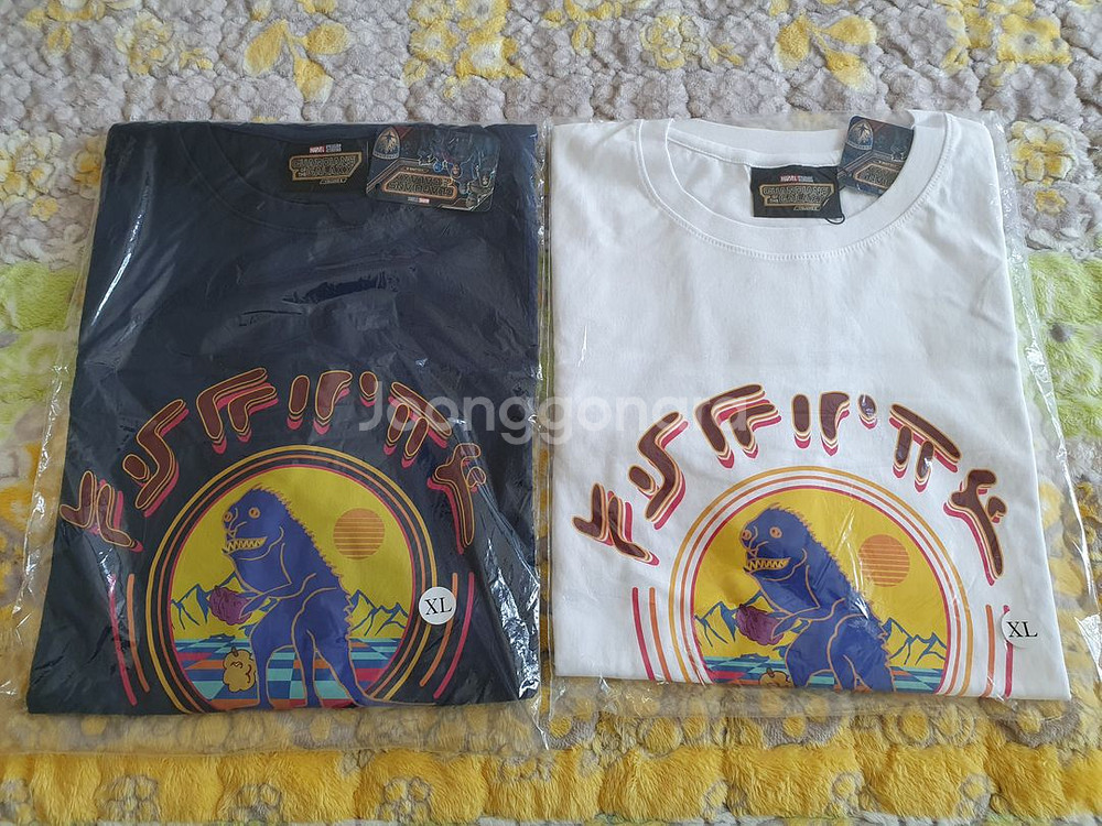 가디언즈 오브 갤럭시 가오갤 티셔츠 / 네이비 화이트 / XL--0