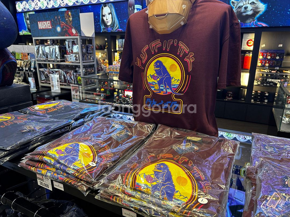 가디언즈 오브 갤럭시 가오갤 티셔츠 / 네이비 화이트 / XL--1