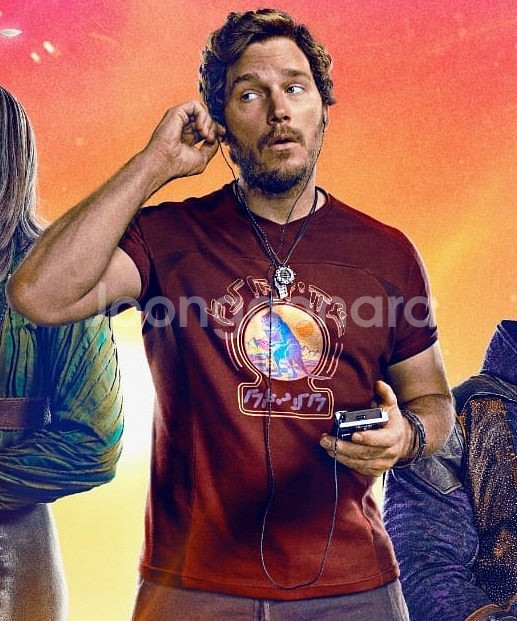 가디언즈 오브 갤럭시 가오갤 티셔츠 / 네이비 화이트 / XL--4