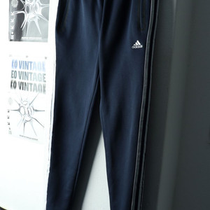 W(M-L) 아디다스 트레이닝복 바지 네이비 기모 이미지