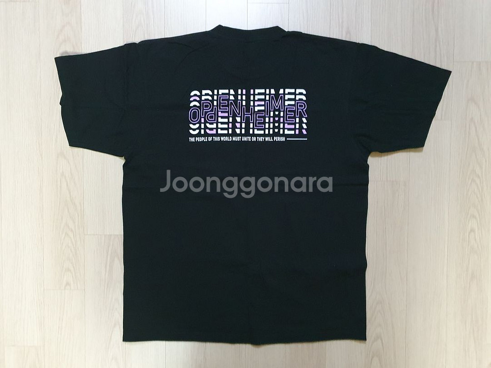 오펜하이머 반팔 티셔츠 / 블랙 / XL / 안될과학 모어사이언스 굿즈--1