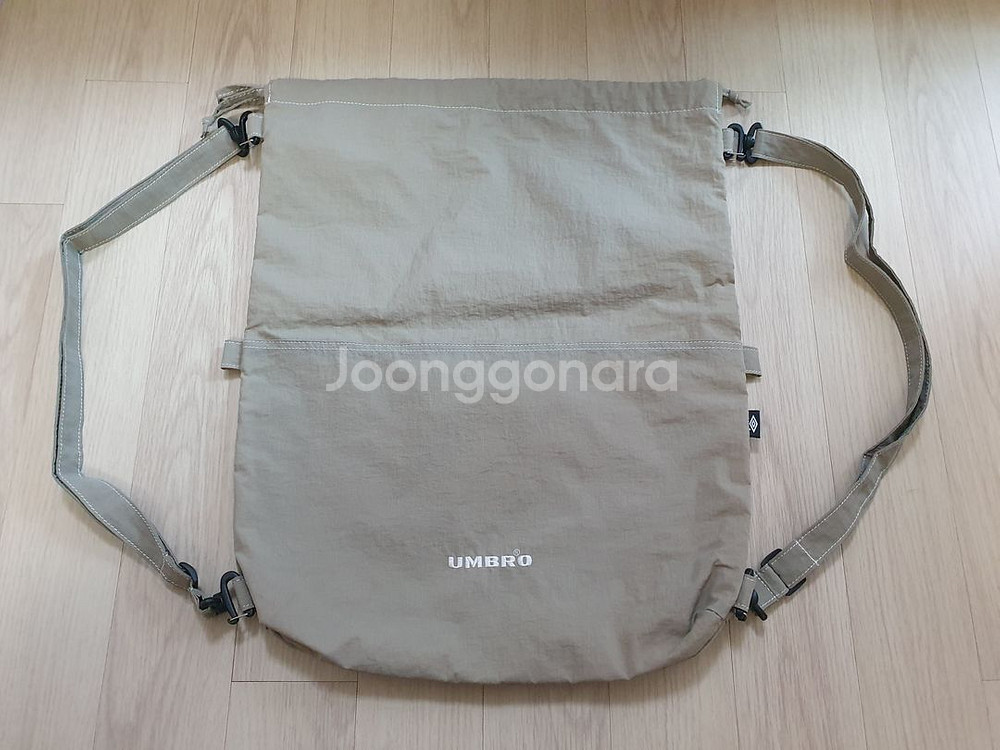 엄브로 크리스피 타슬란 3WAY 백팩 / 크림 베이지--0