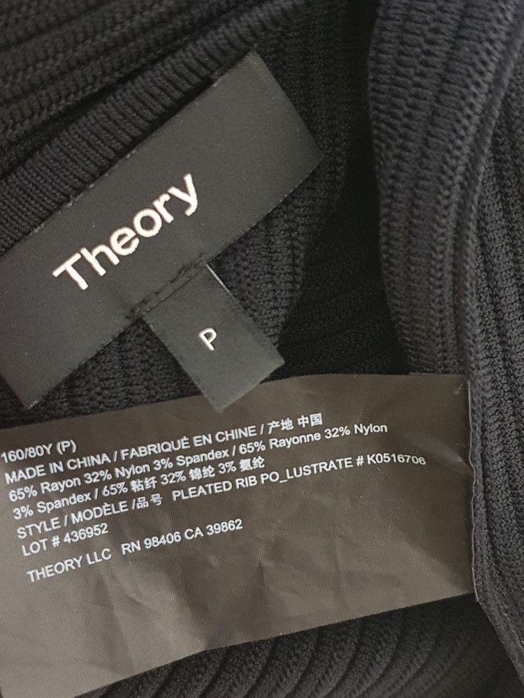 띠어리 theory 블랙 니트 p 사이즈 정품 이미지