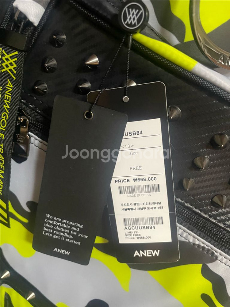 [신품] 어뉴 캐디백 골프백 판매--4