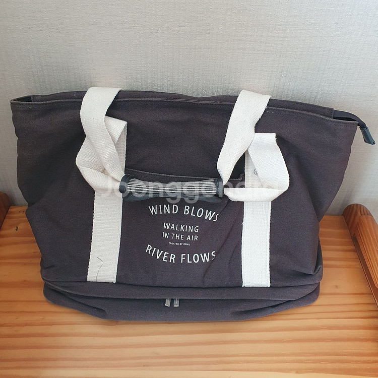 아이코닉 레이어백 / 차콜 / 보스턴백 여행가방--0