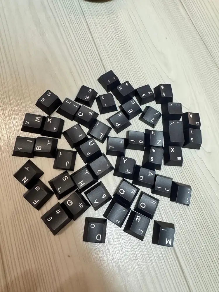 한성 gk868b 35g 블랙 무접점 키보드 판매 이미지