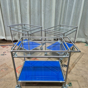 미드센츄리 모듈 선반 트롤리