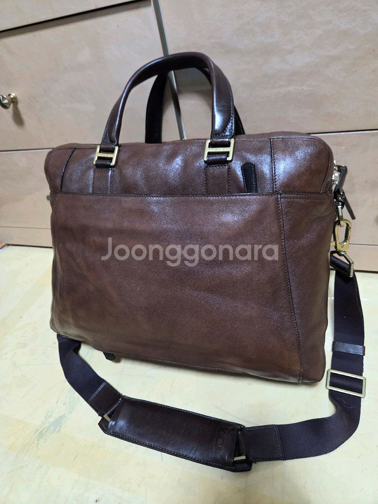 투미 정품 비콘힐 체스트넛 라지 랩탑 브리프케이스--2