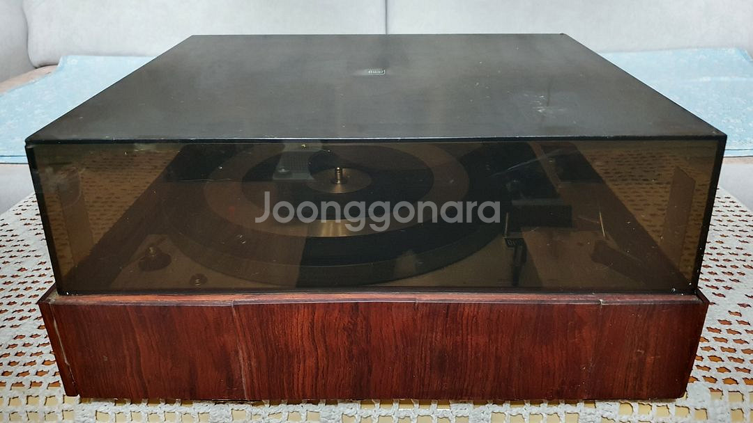 독일제 듀얼 DUAL 1219 빈티지 아이들러 턴테이블--0